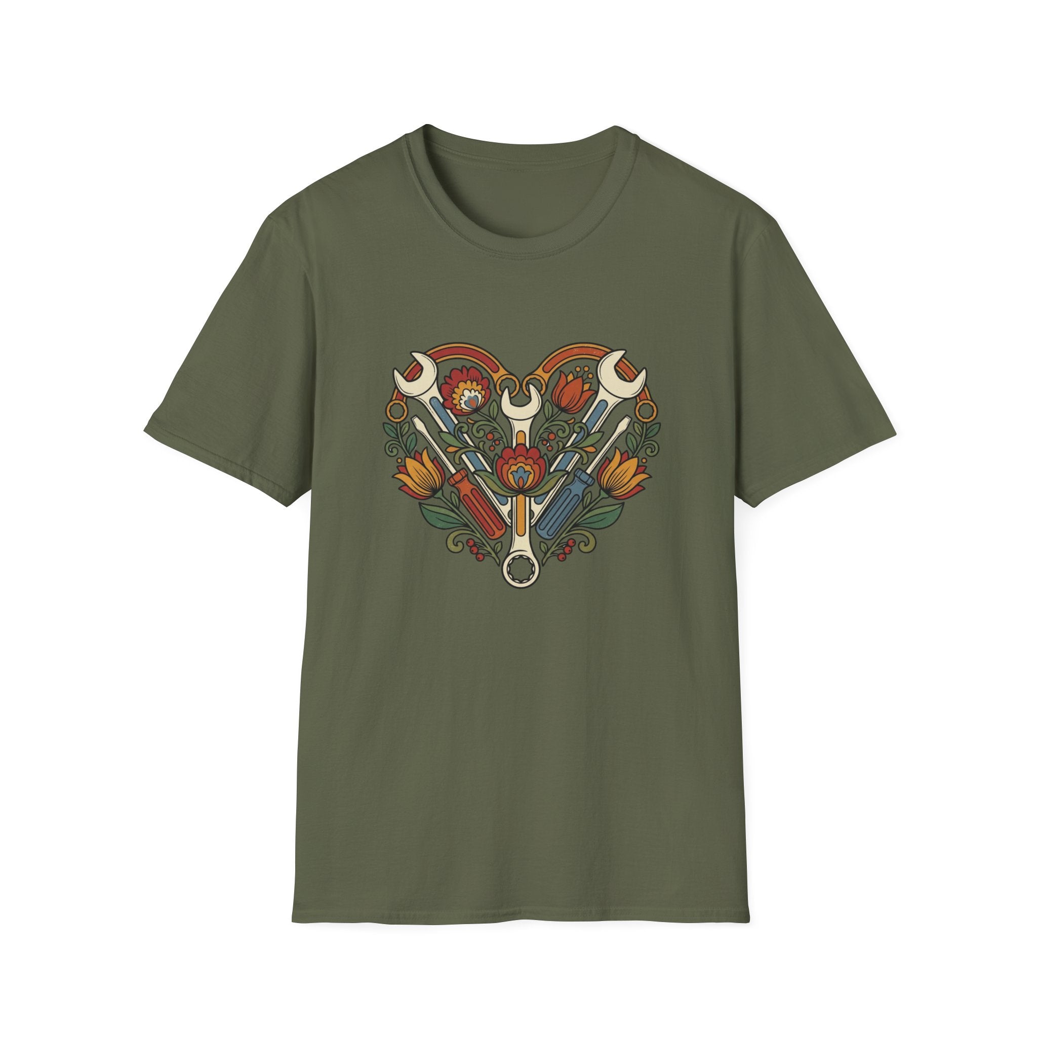 Heart Tools Folk T-Shirt