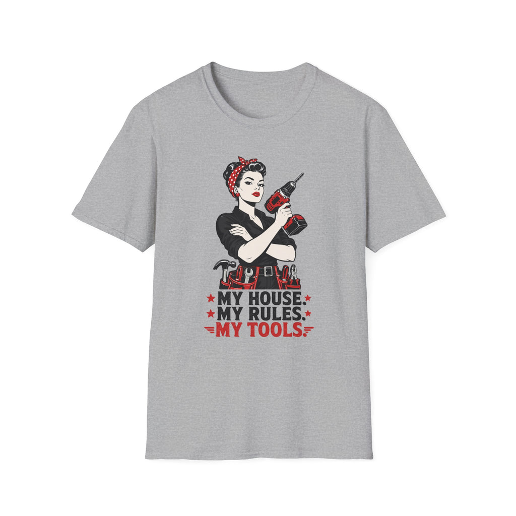 My House My Rules My Tools Pinup T-Shirt