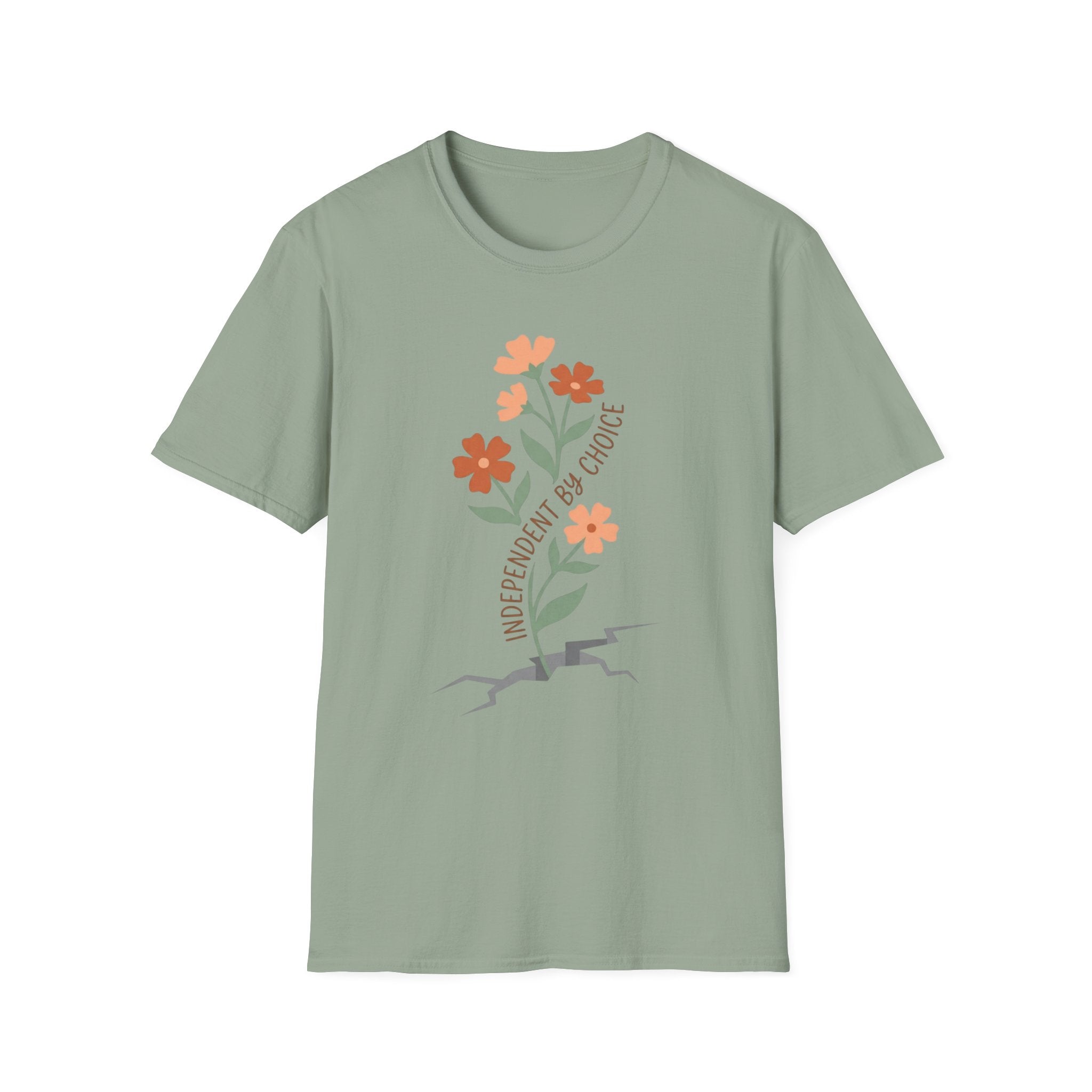 Independent By Choice Flower T-Shirt