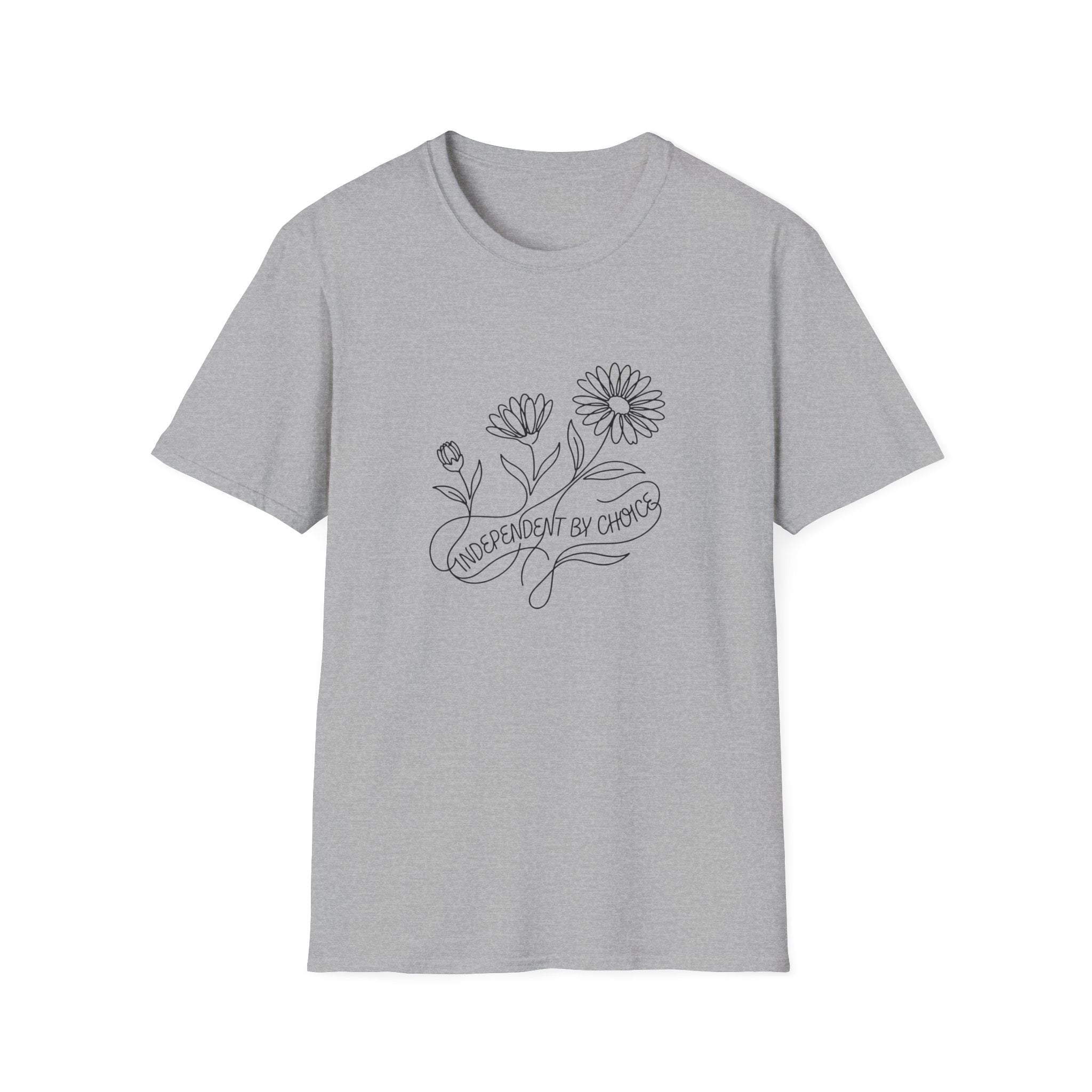 Independent By Choice Flowers T-Shirt