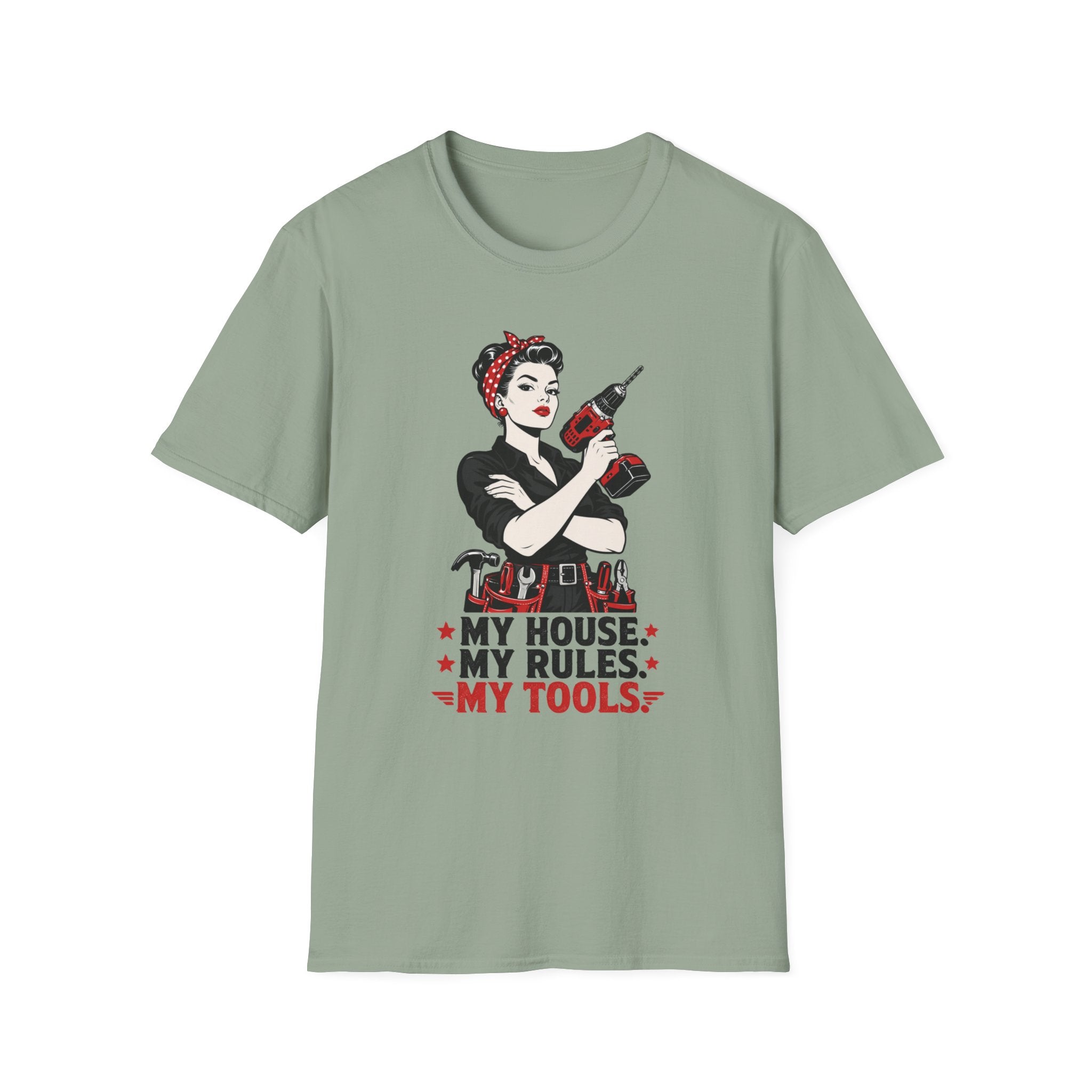 My House My Rules My Tools Pinup T-Shirt