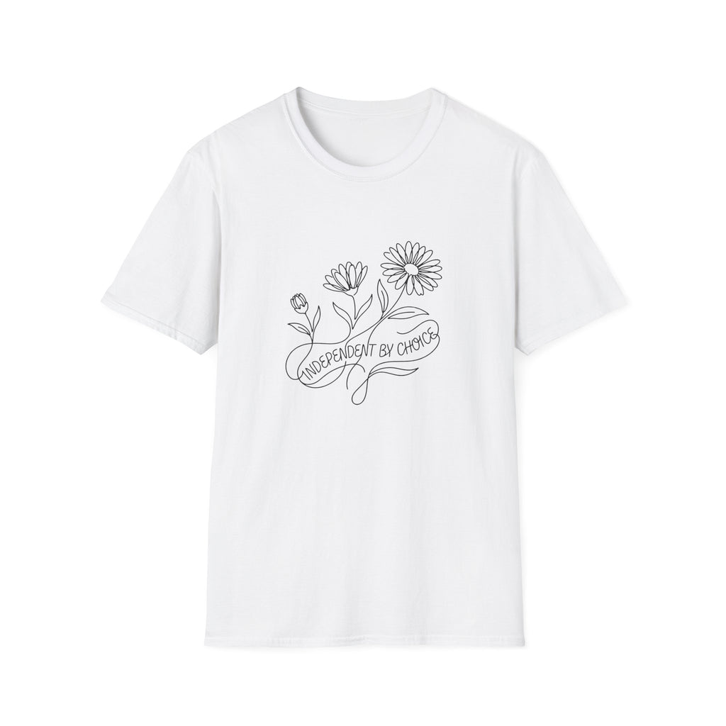 Independent By Choice Flowers T-Shirt