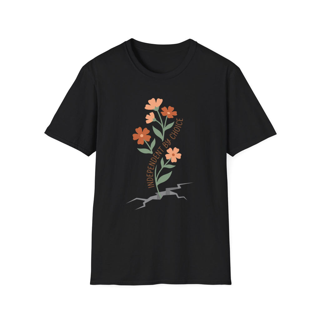 Independent By Choice Flower T-Shirt