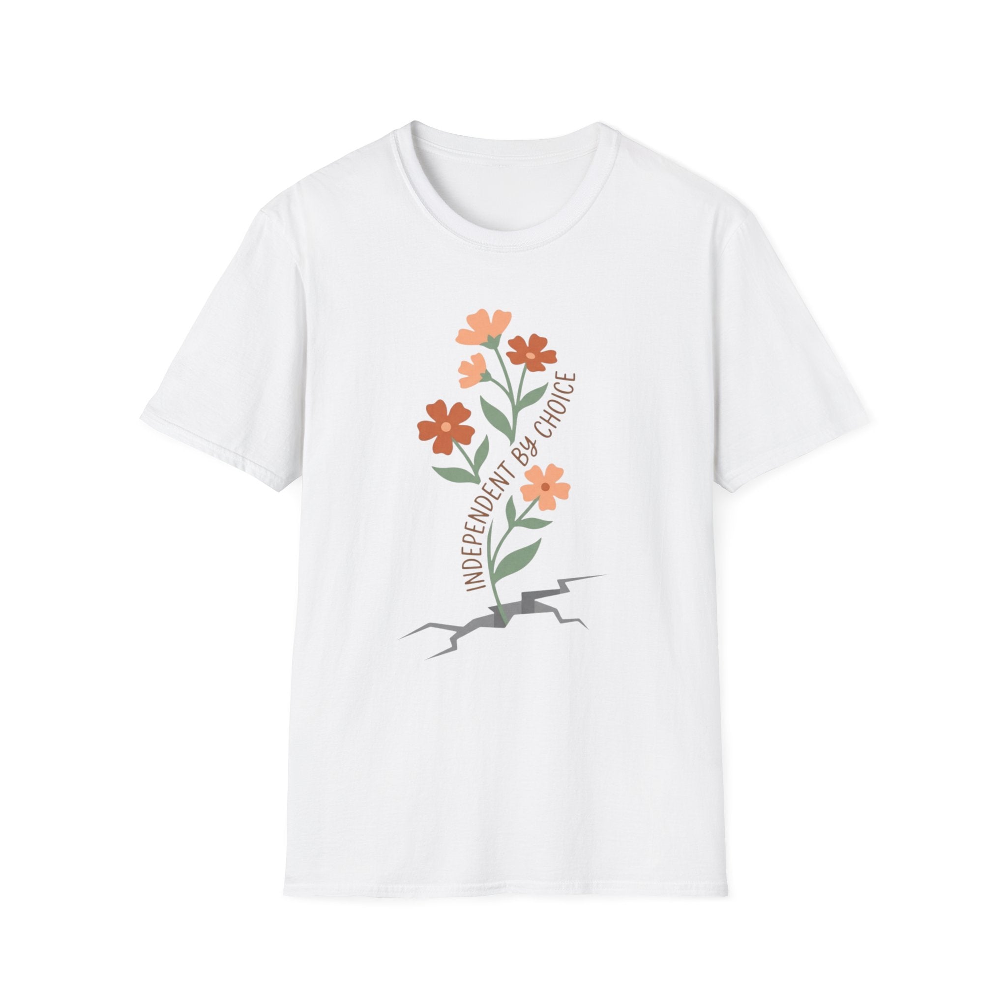 Independent By Choice Flower T-Shirt