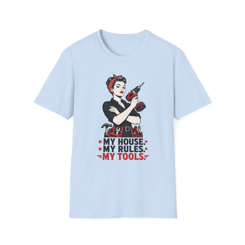 My House My Rules My Tools Pinup T-Shirt