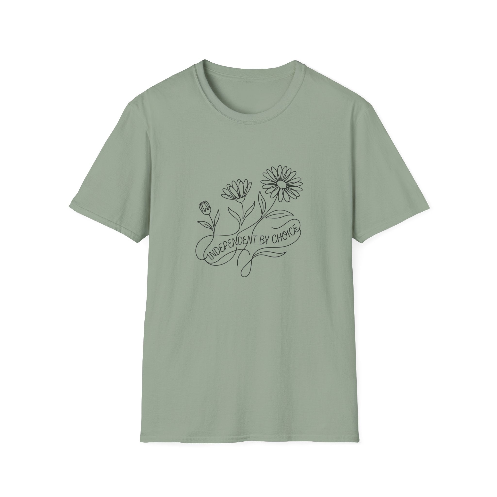 Independent By Choice Flowers T-Shirt