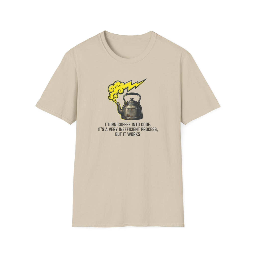 I Turn Coffee Into Code T-shirt