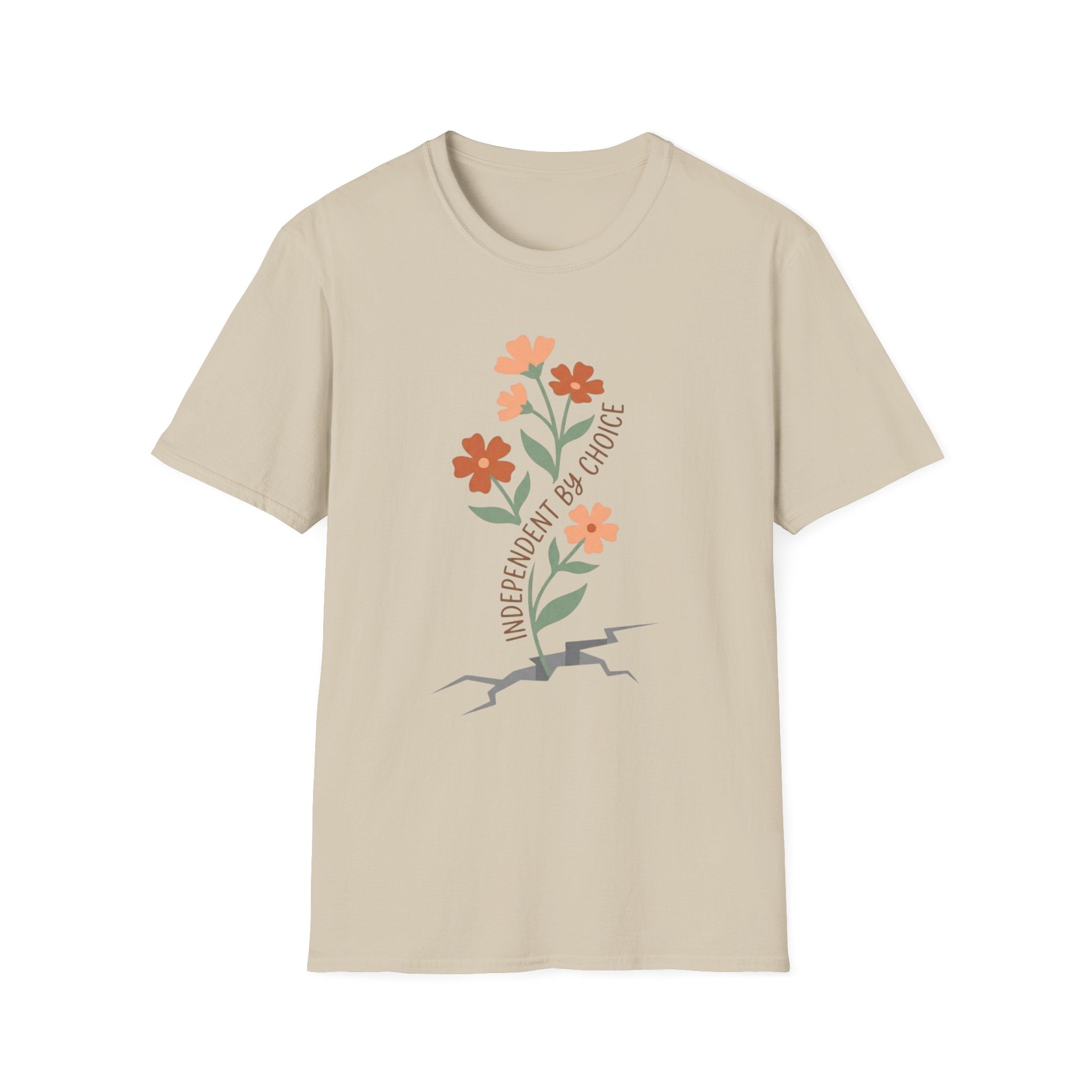 Independent By Choice Flower T-Shirt