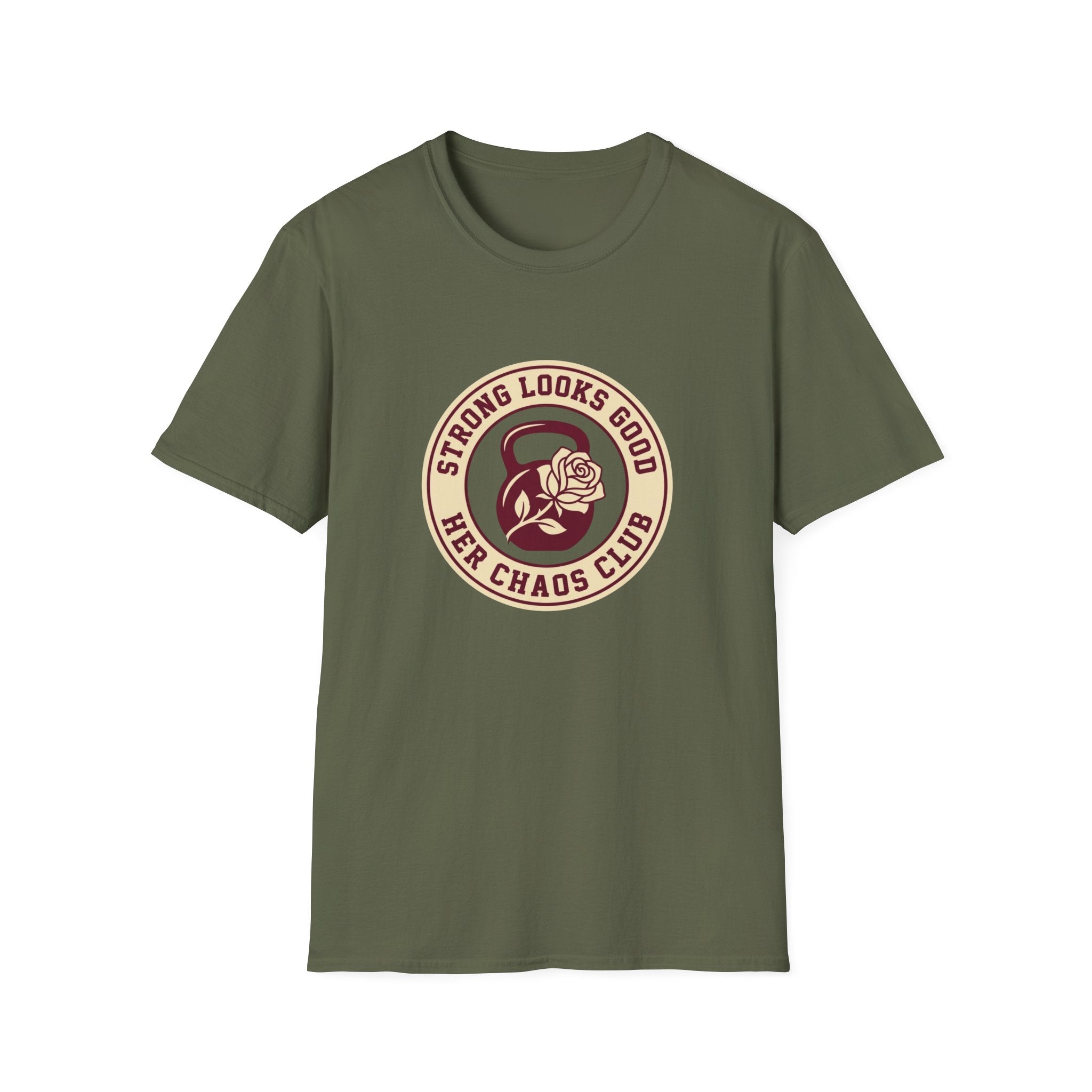Strong Looks Good Rose T-shirt