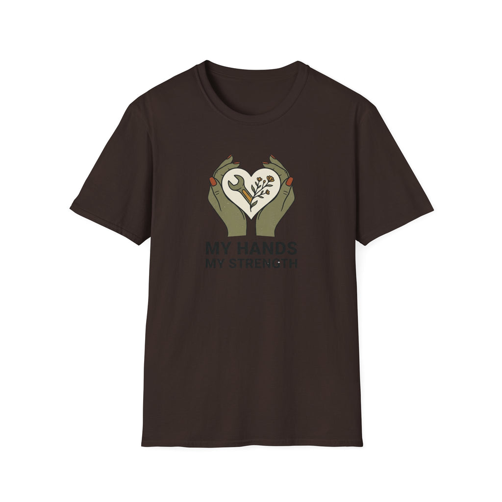 My Hands My Strength Heart T-Shirt