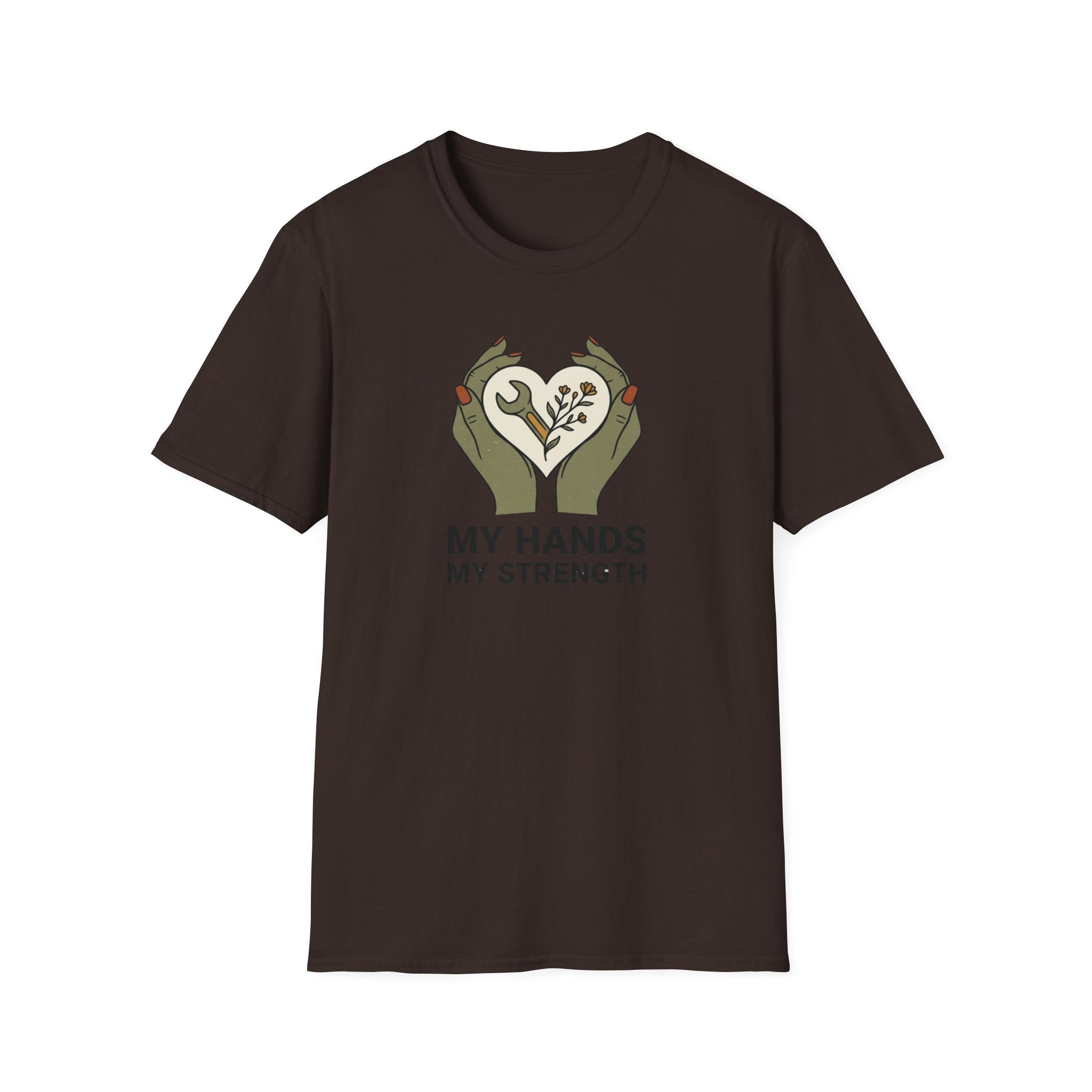 My Hands My Strength Heart T-Shirt