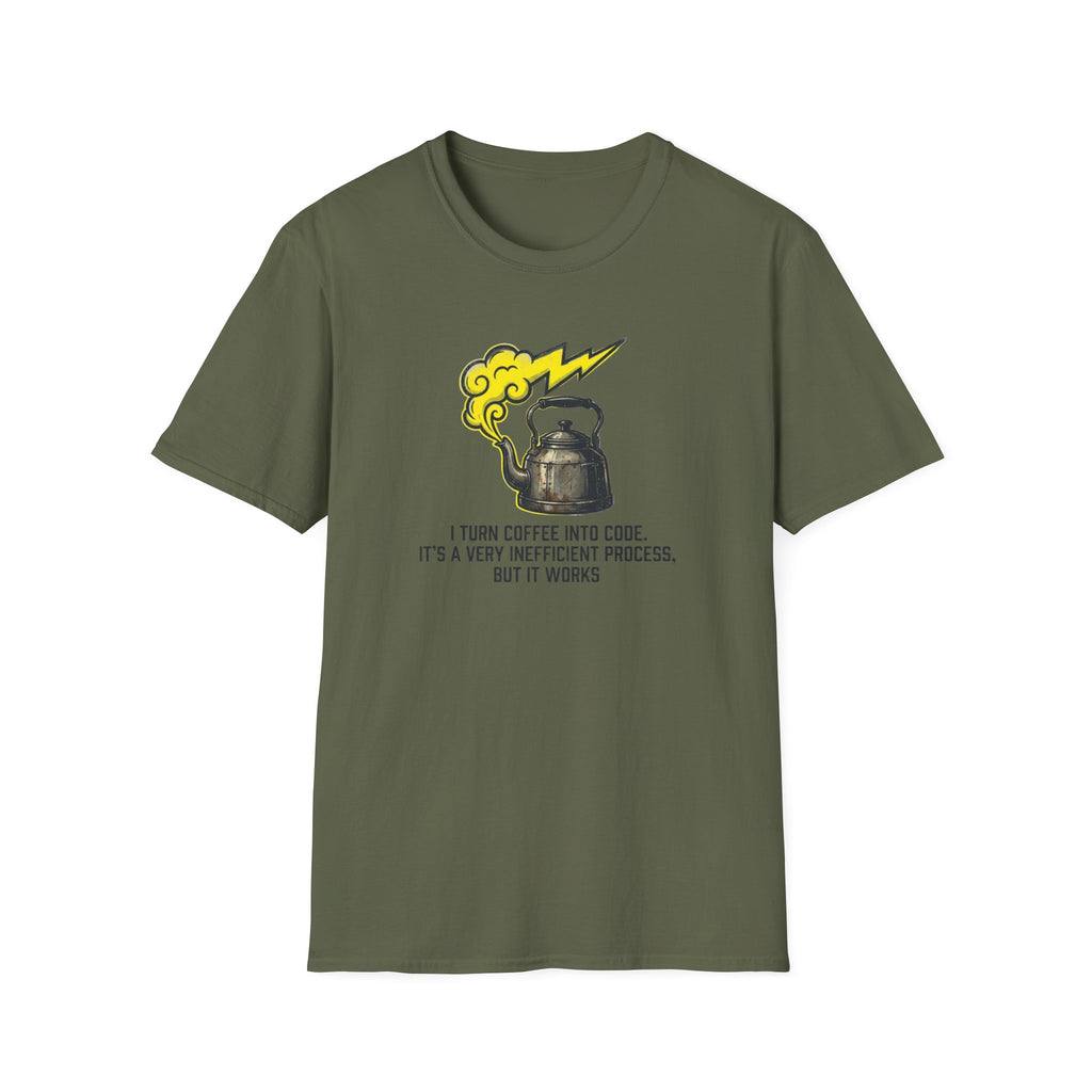 I Turn Coffee Into Code T-shirt