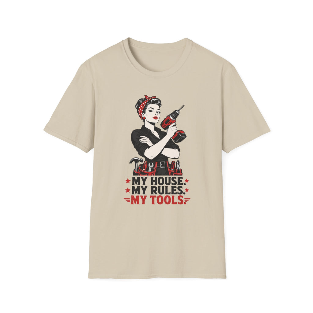 My House My Rules My Tools Pinup T-Shirt