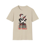 My House My Rules My Tools Pinup T-Shirt