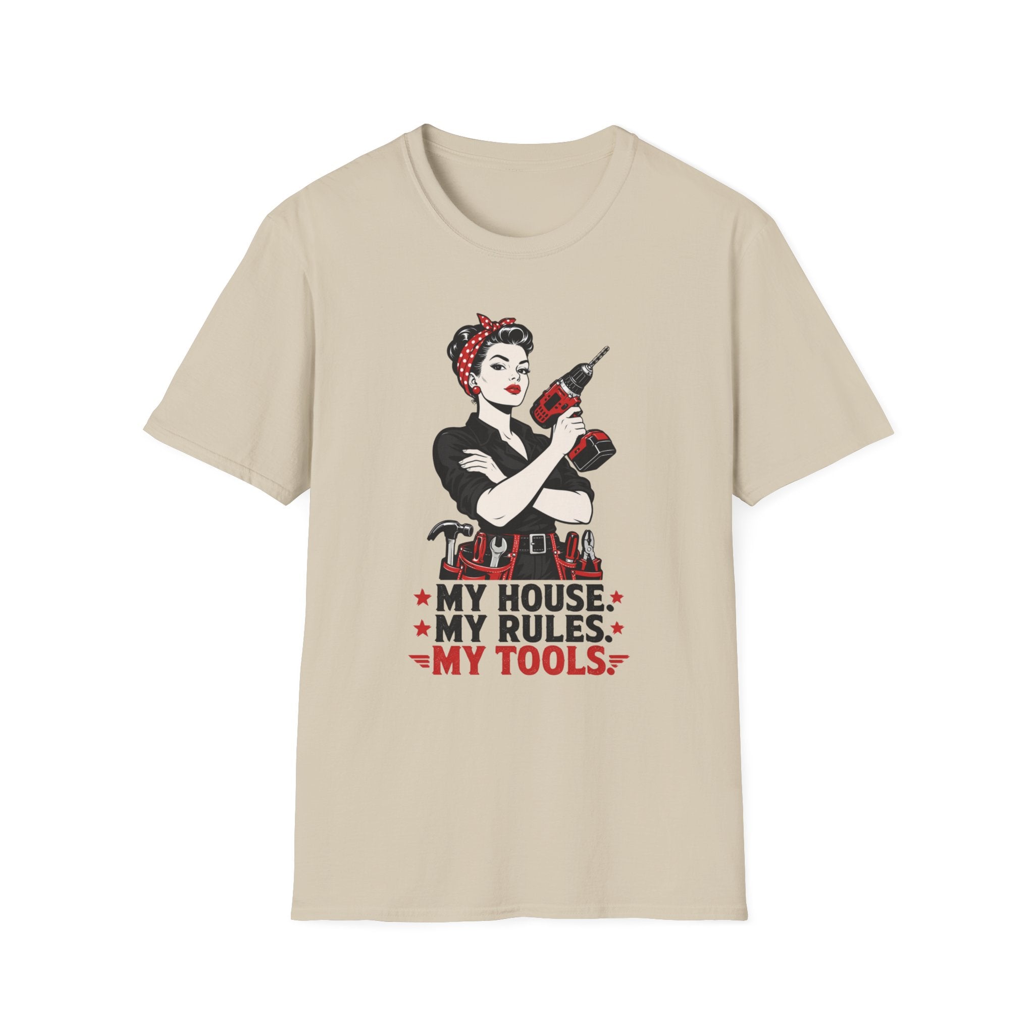 My House My Rules My Tools Pinup T-Shirt