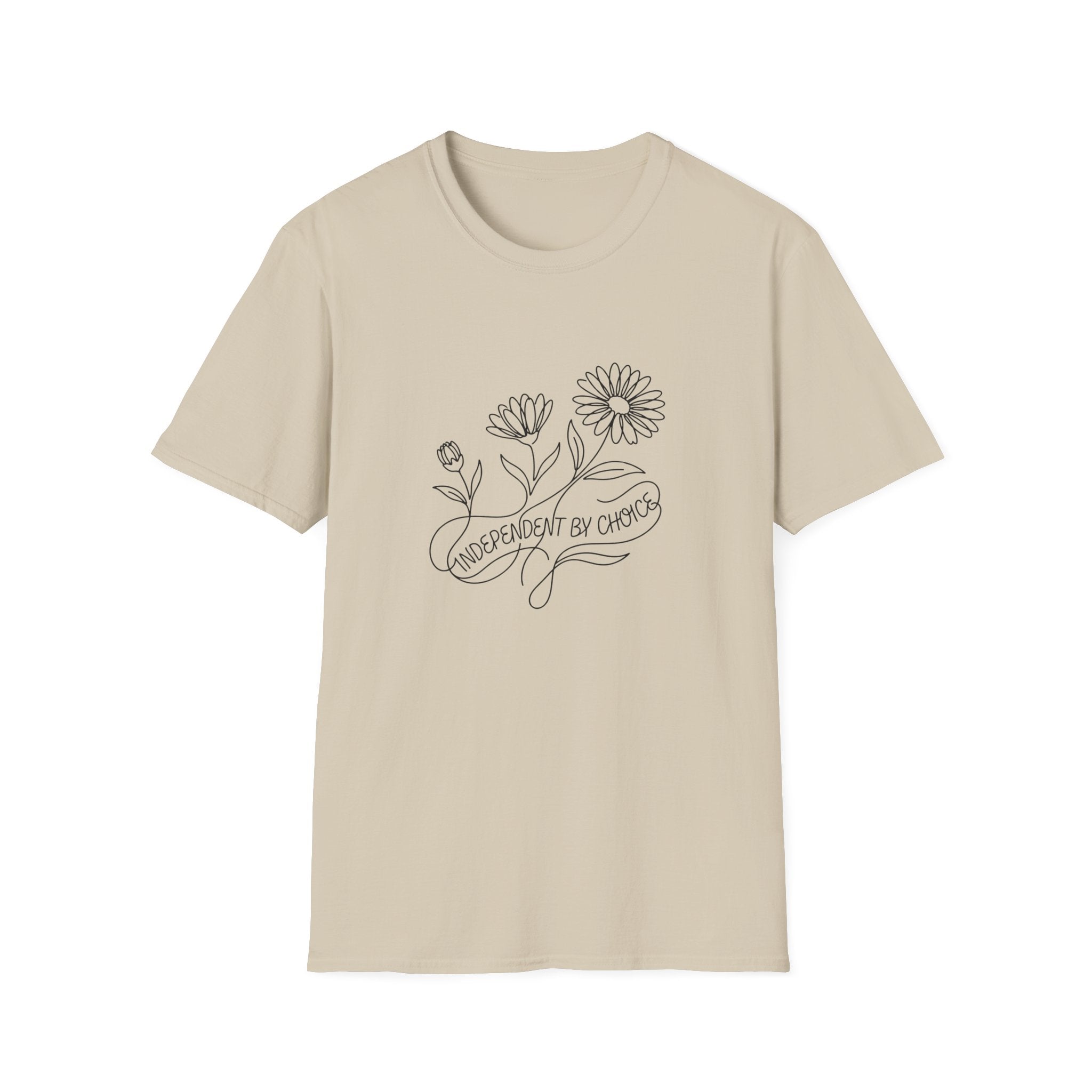 Independent By Choice Flowers T-Shirt