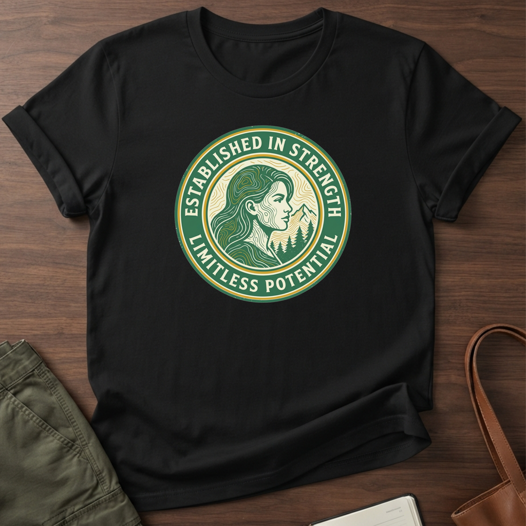 Established in Strength $ T-Shirt - Black