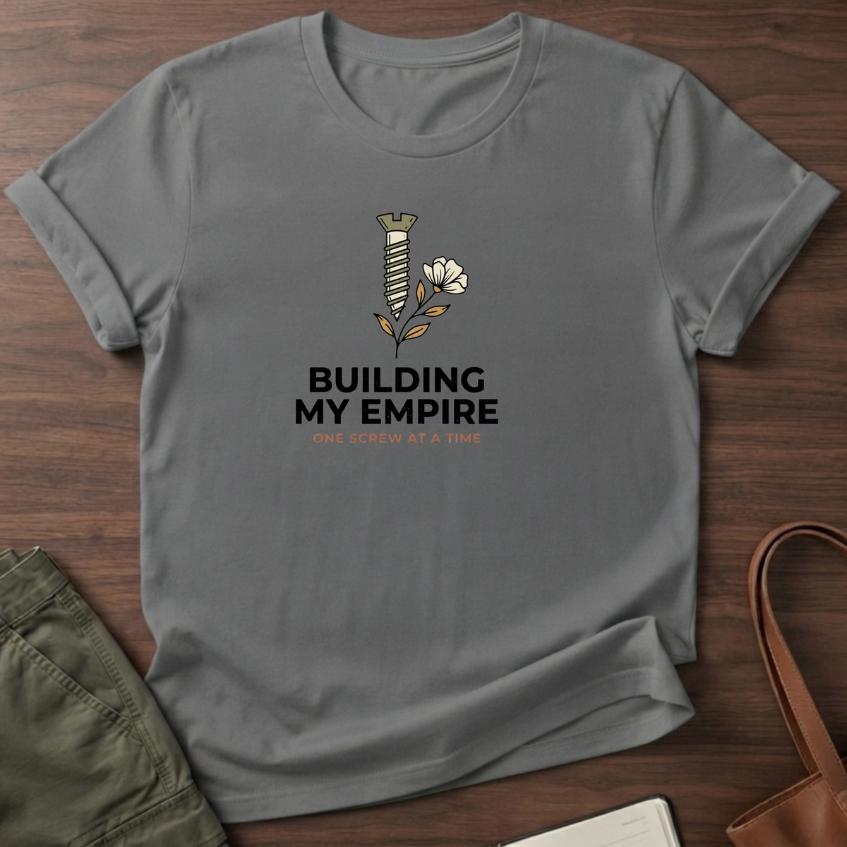 Building My Empire T-Shirt - Graphite Heather