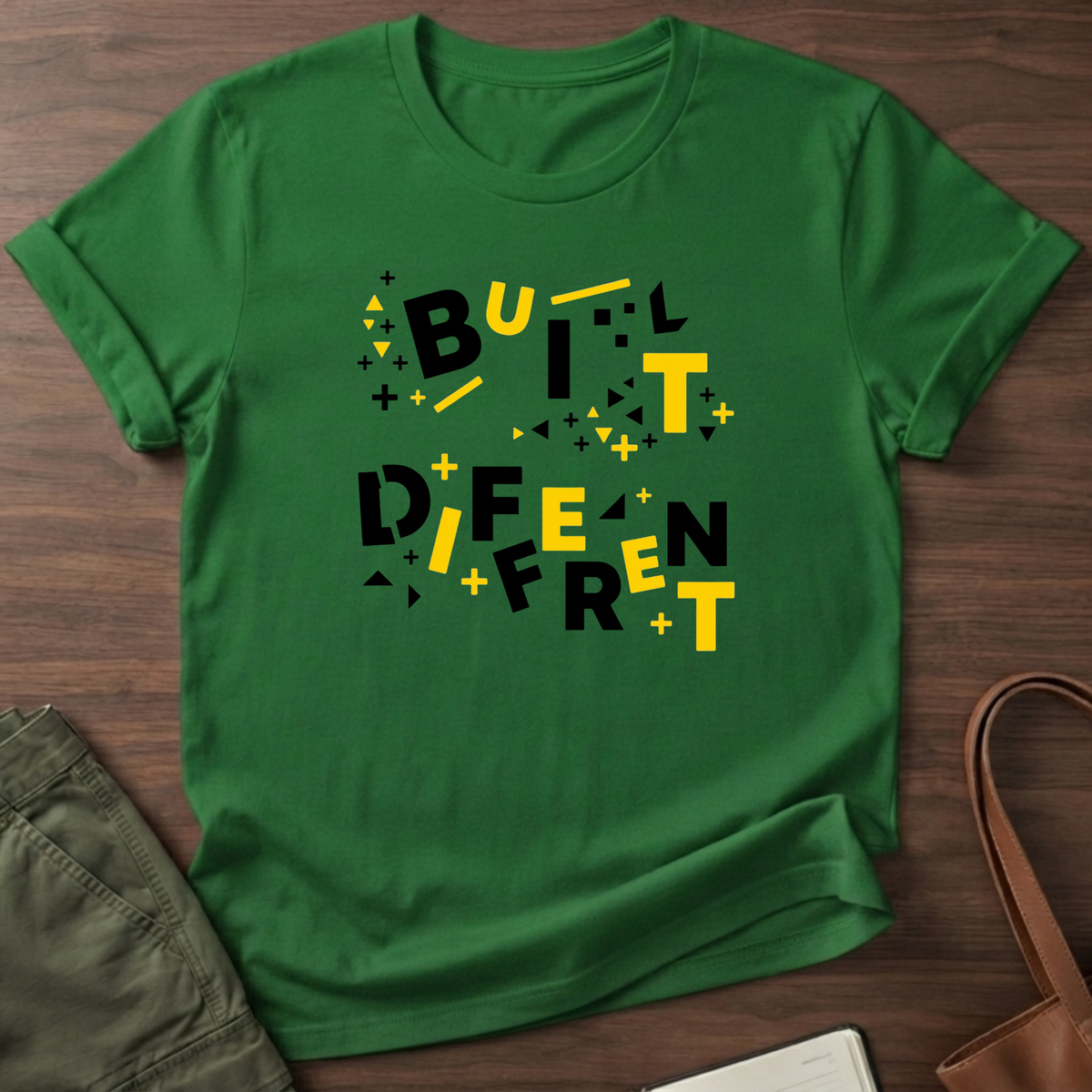 Built Different Chaos T-Shirt - Irish Green