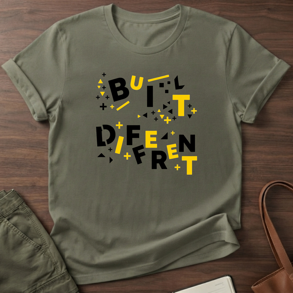 Built Different Chaos T-Shirt - Military Green
