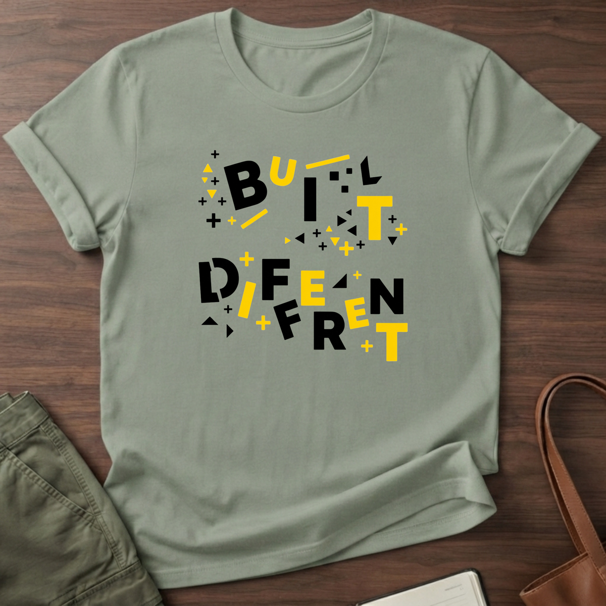 Built Different Chaos T-Shirt - Sage