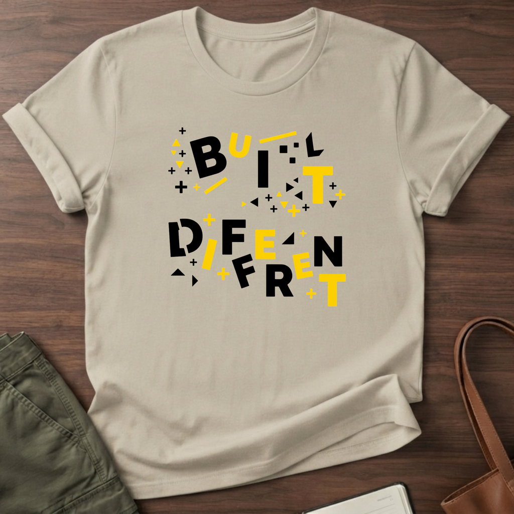 Built Different Chaos T-Shirt - Sand