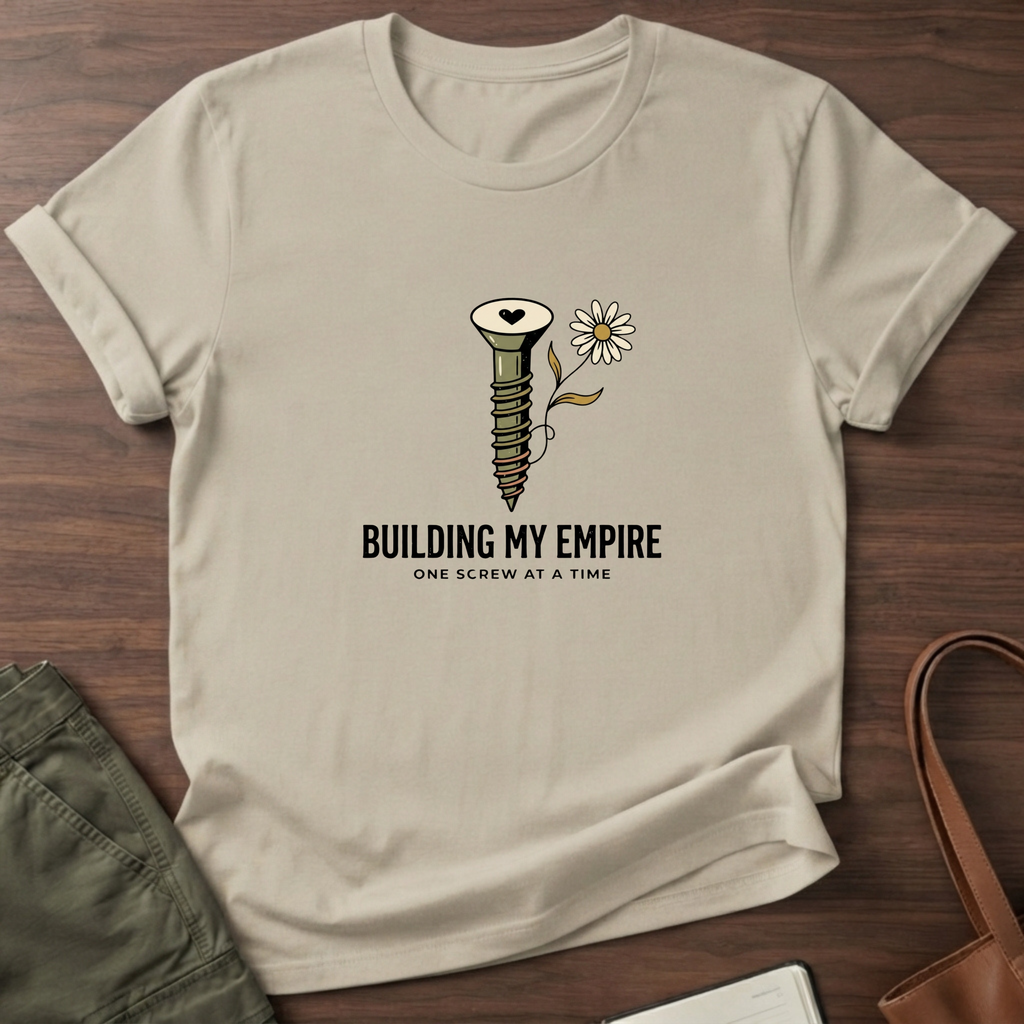Building My Empire T-Shirt - Sand