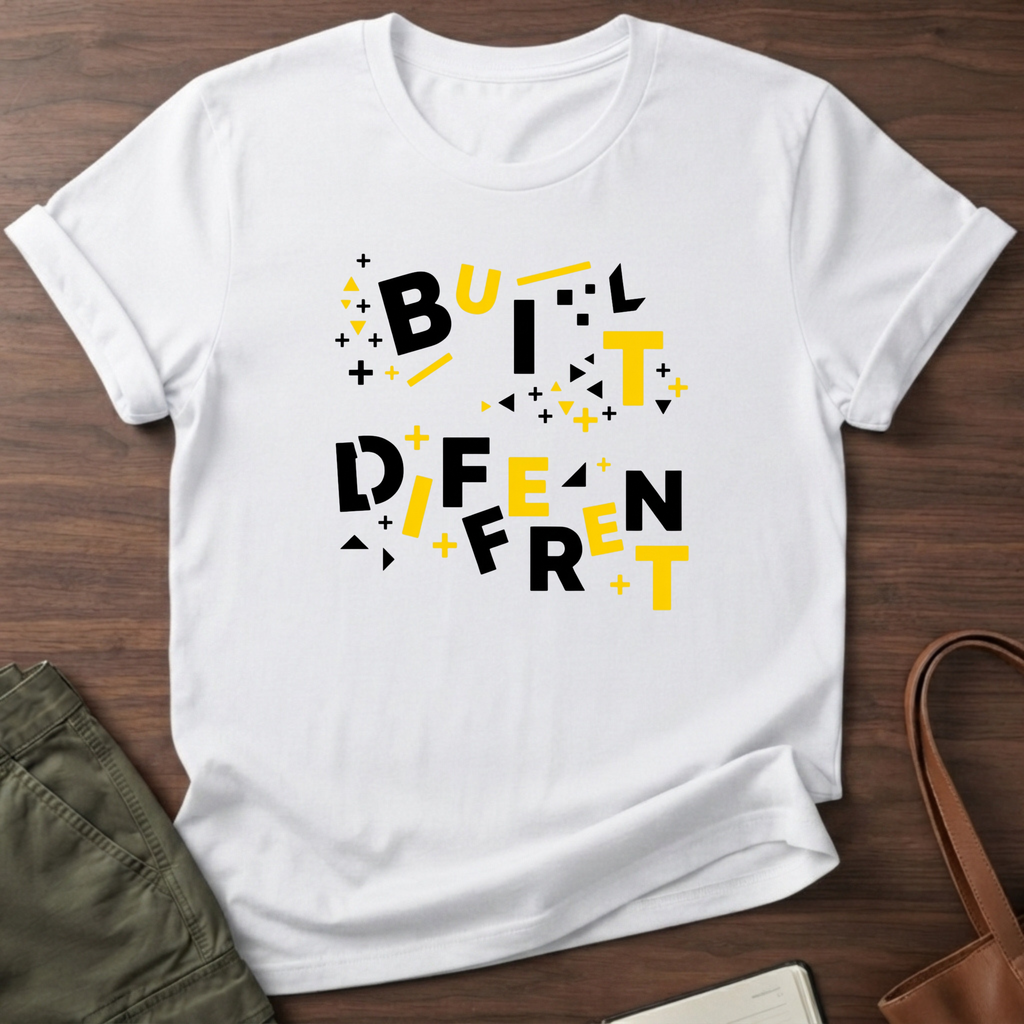 Built Different Chaos T-Shirt - White