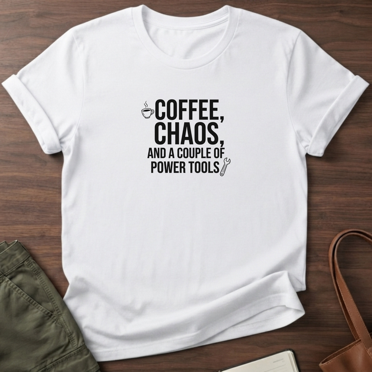 Coffee Chaos T-Shirt - White