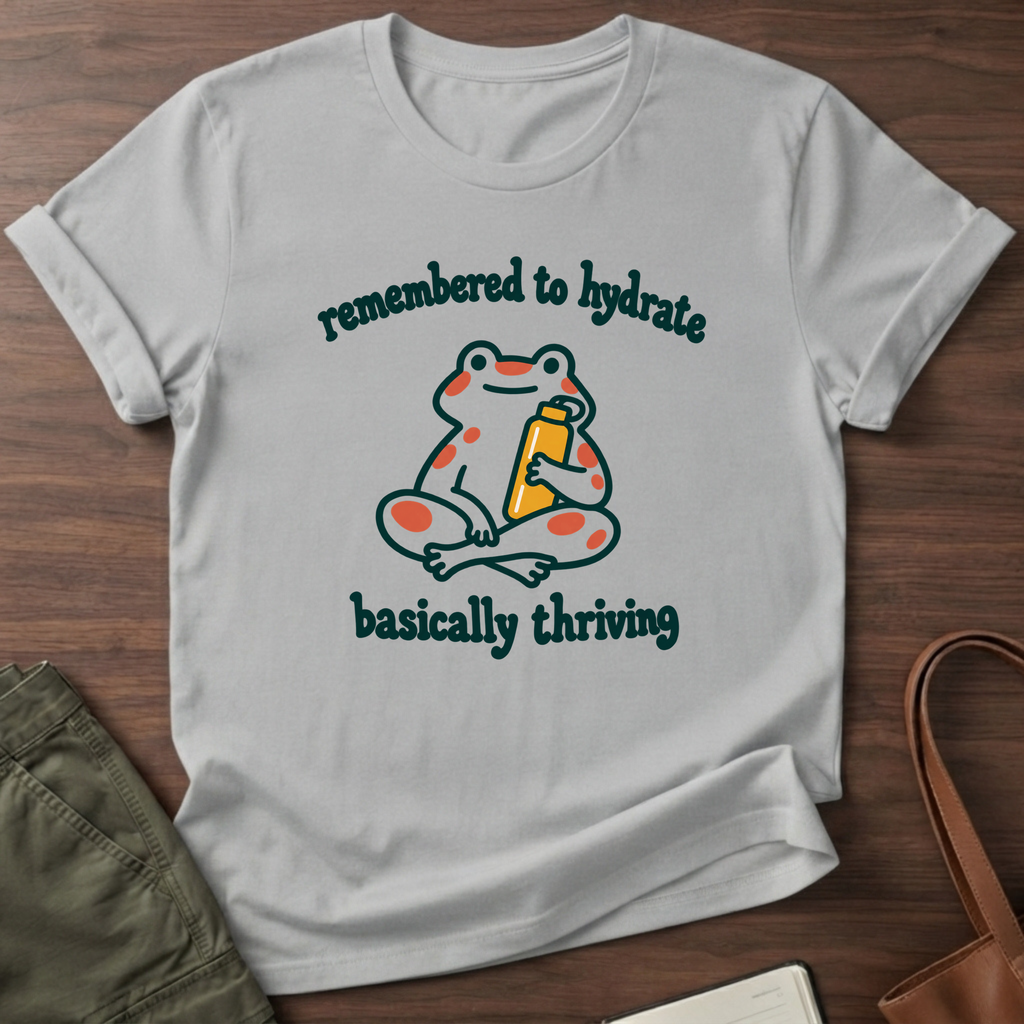 Basically Thriving T-Shirt in Sport Grey