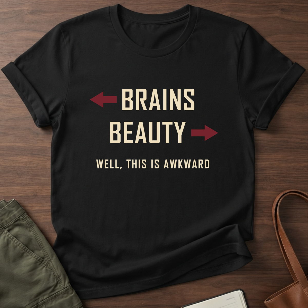 Both Ways T-Shirt in Black