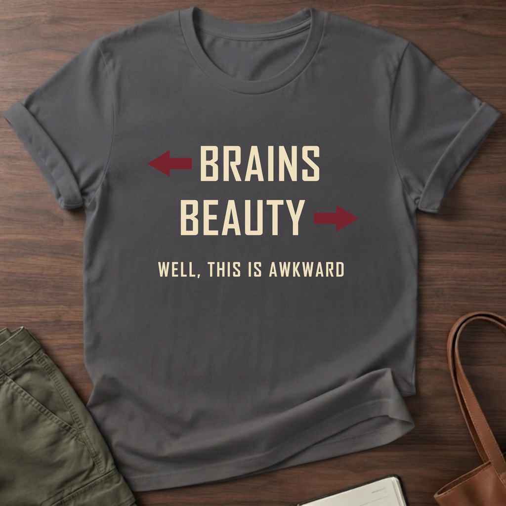 Both Ways T-Shirt in Charcoal