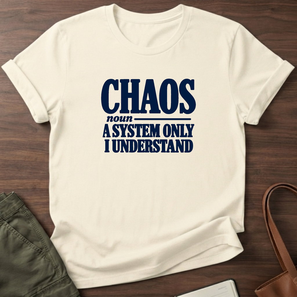 Chaos System T-Shirt in Natural