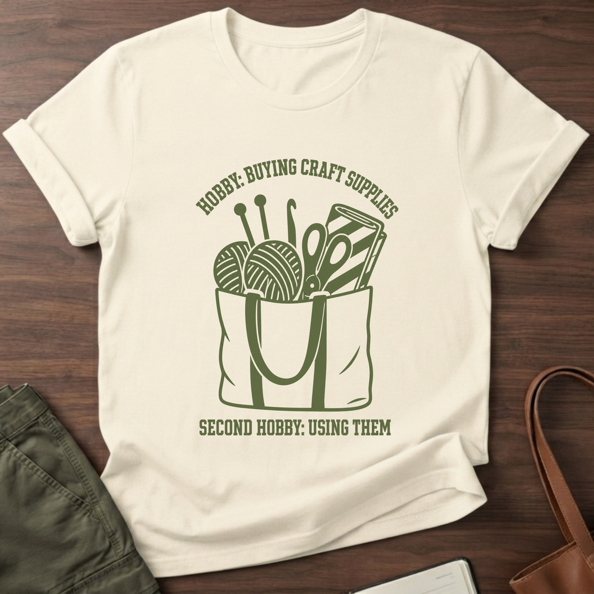 Craft Hoarder T-Shirt - Natural