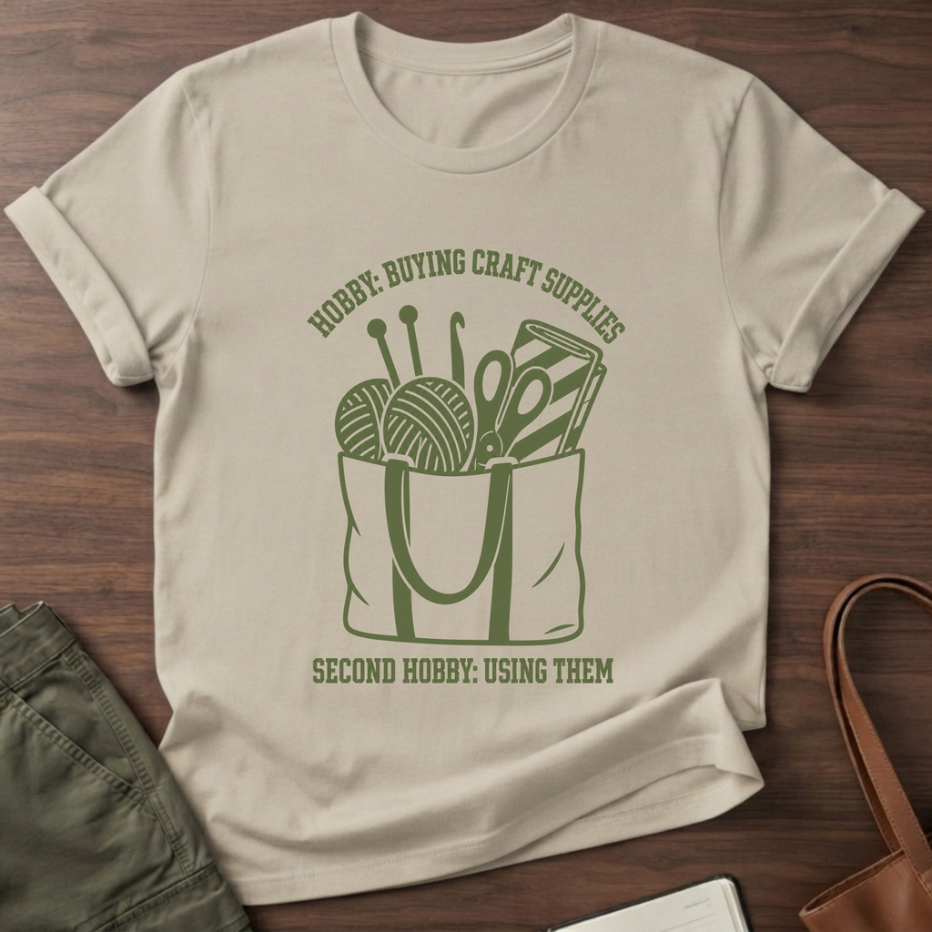 Craft Hoarder T-Shirt - Sand