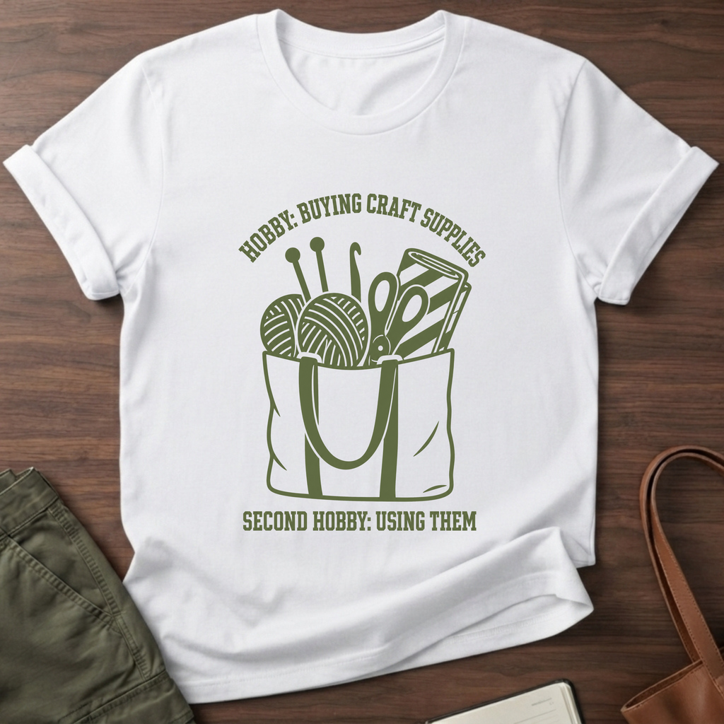Craft Hoarder T-Shirt - White