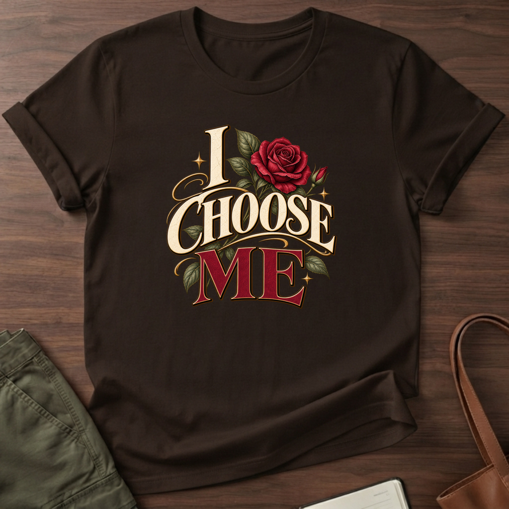 I Choose Me T-Shirt - Dark Chocolate