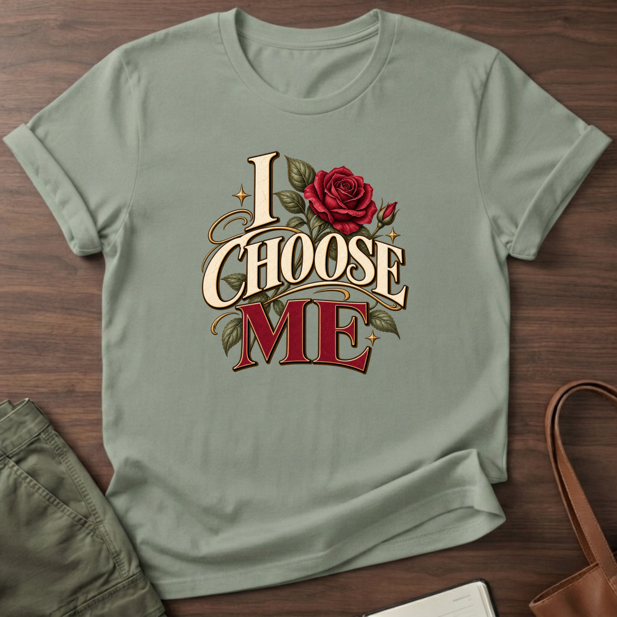 I Choose Me T-Shirt - Sage