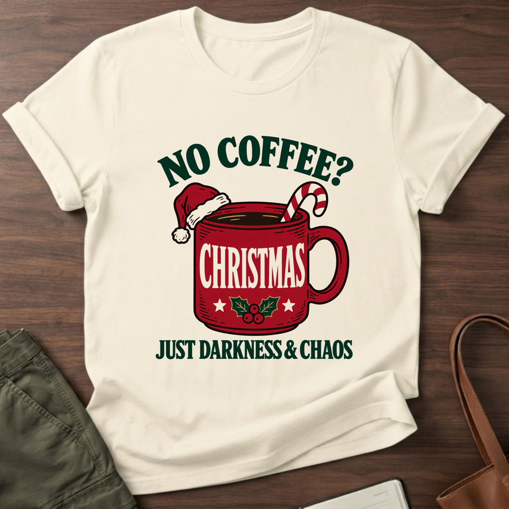 Christmas Chaos T-Shirt in Natural