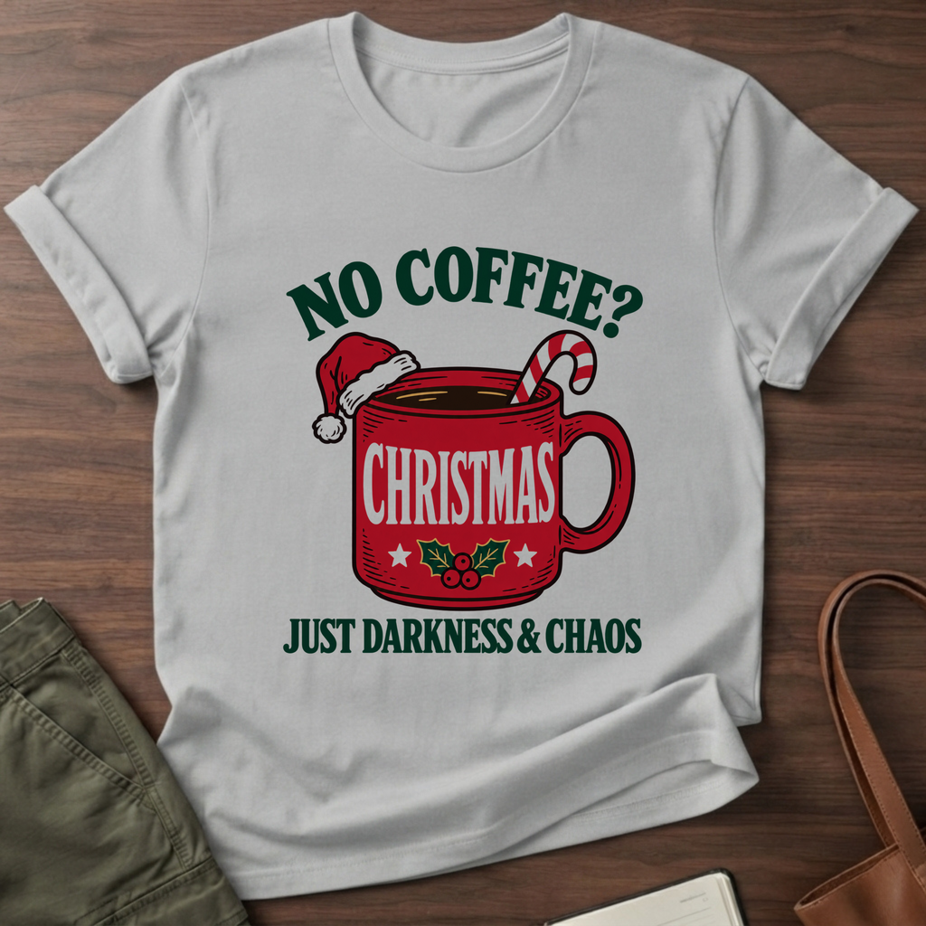 Christmas Chaos T-Shirt in Sport Grey