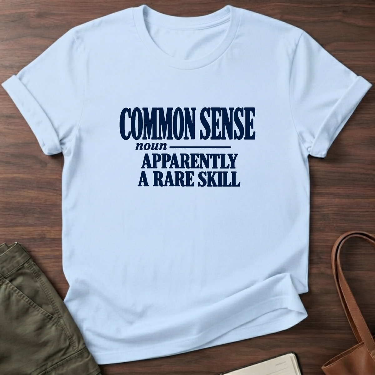 Common Sense T-Shirt in Light Blue