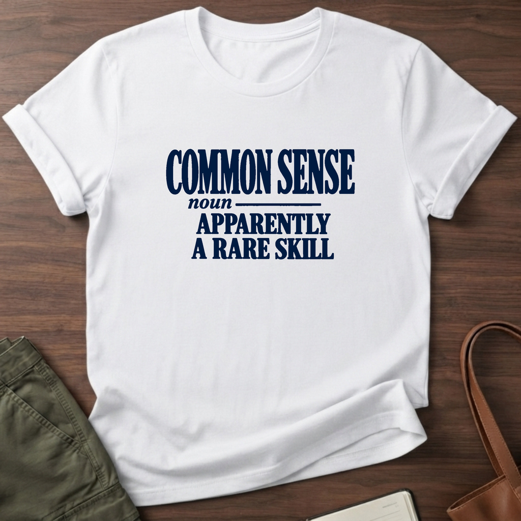 Common Sense T-Shirt in White