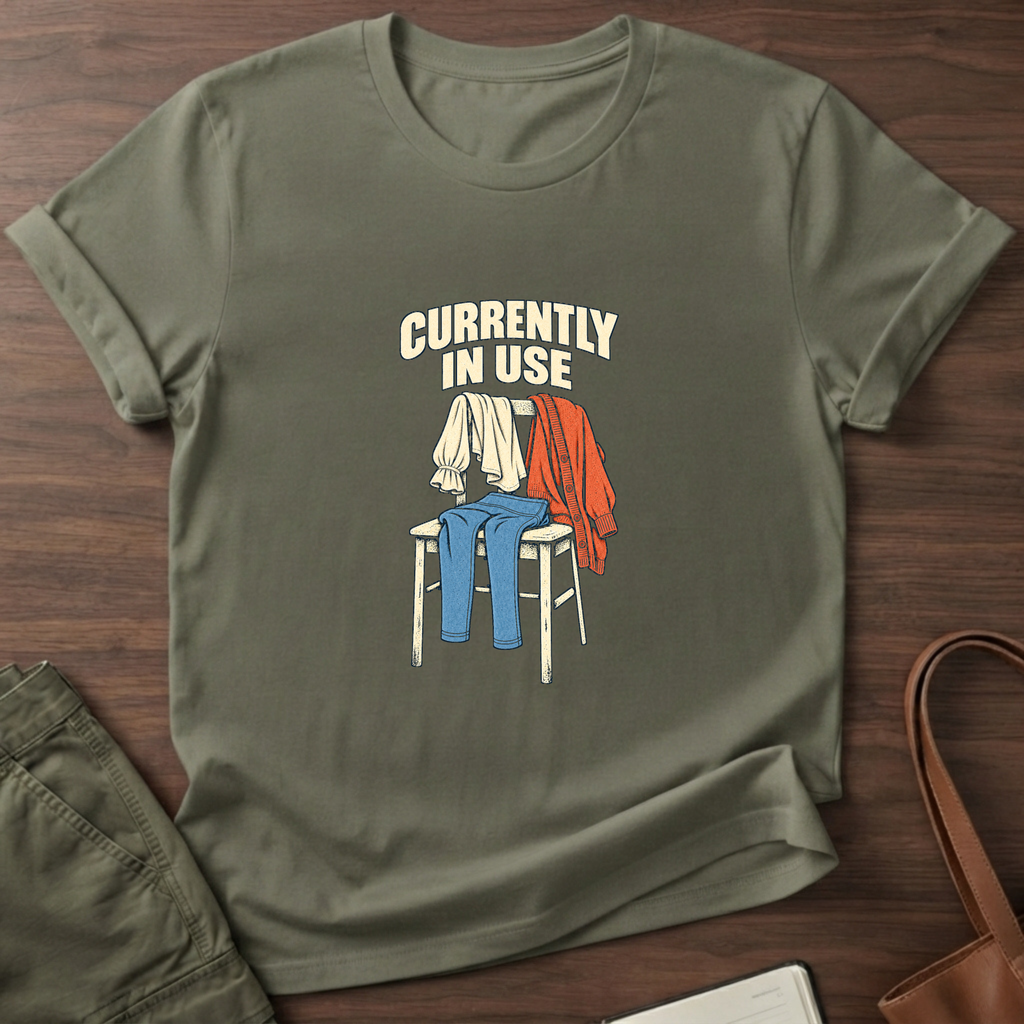 Currently In Use T-Shirt - Military Green