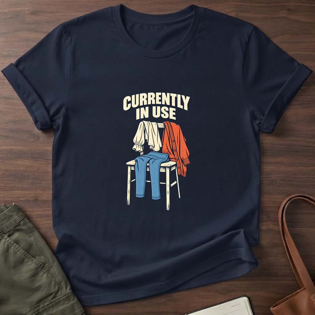 Currently In Use T-Shirt - Navy