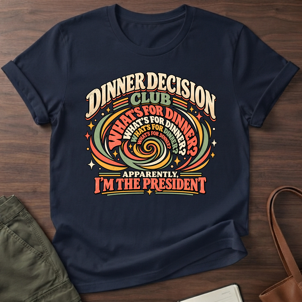 Dinner President T-Shirt in Navy