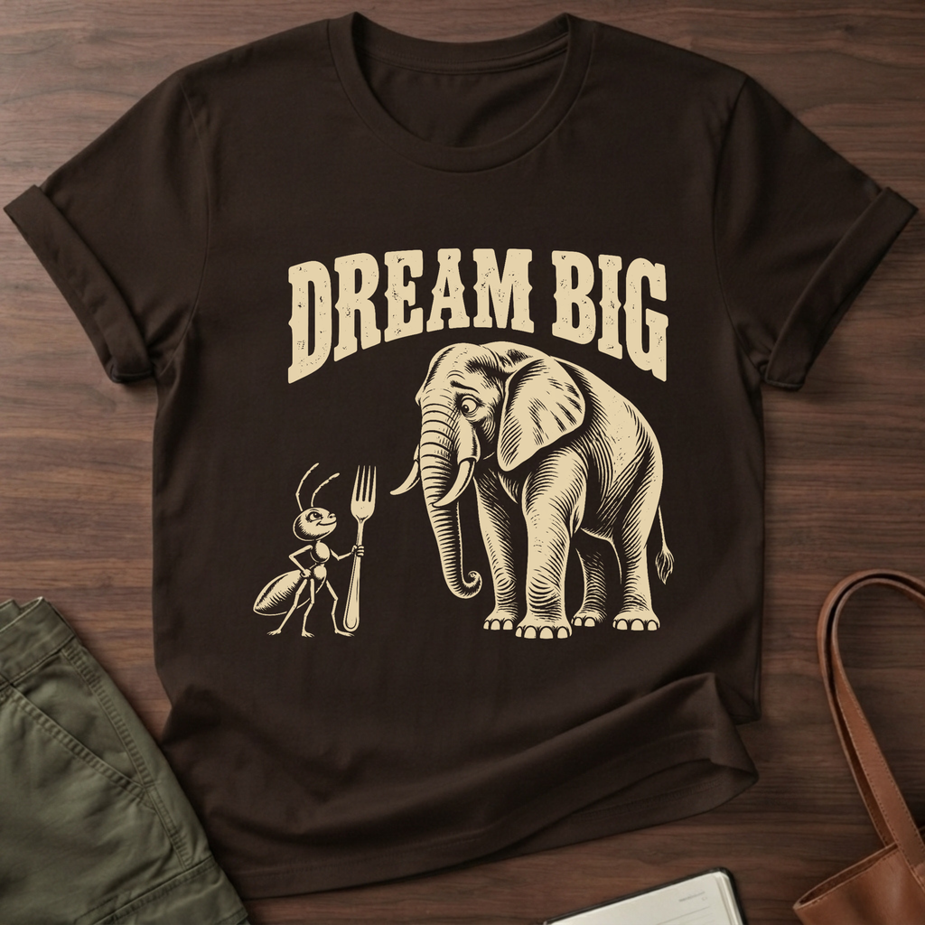Dream Big T-Shirt - Dark Chocolate
