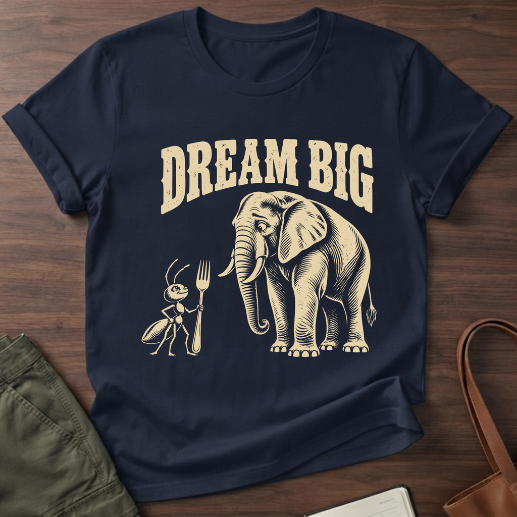 Dream Big T-Shirt - Navy