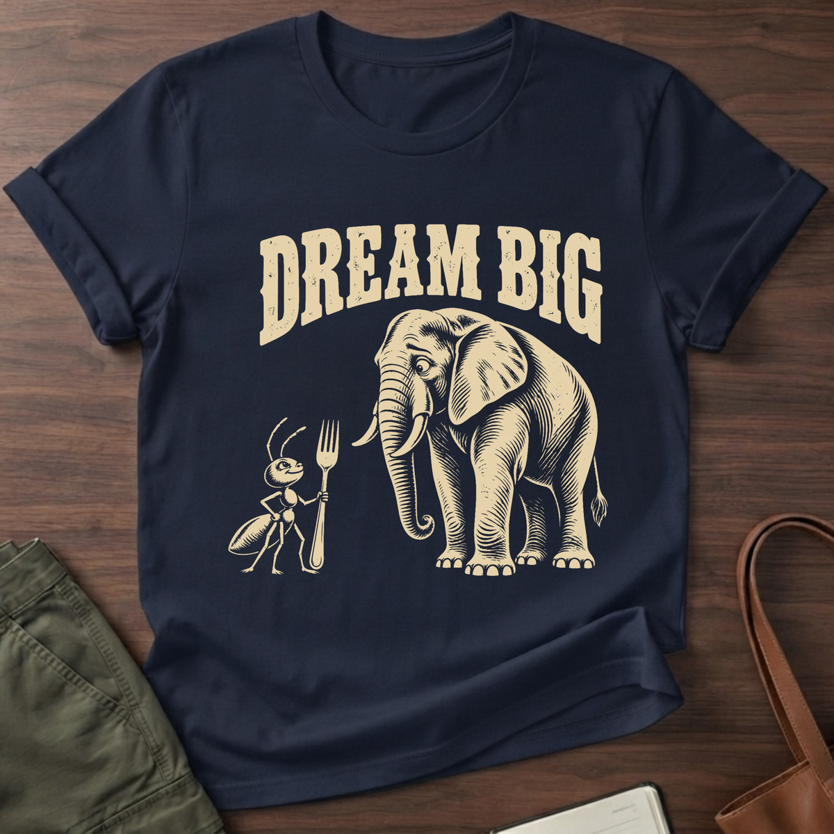 Dream Big T-Shirt - Navy
