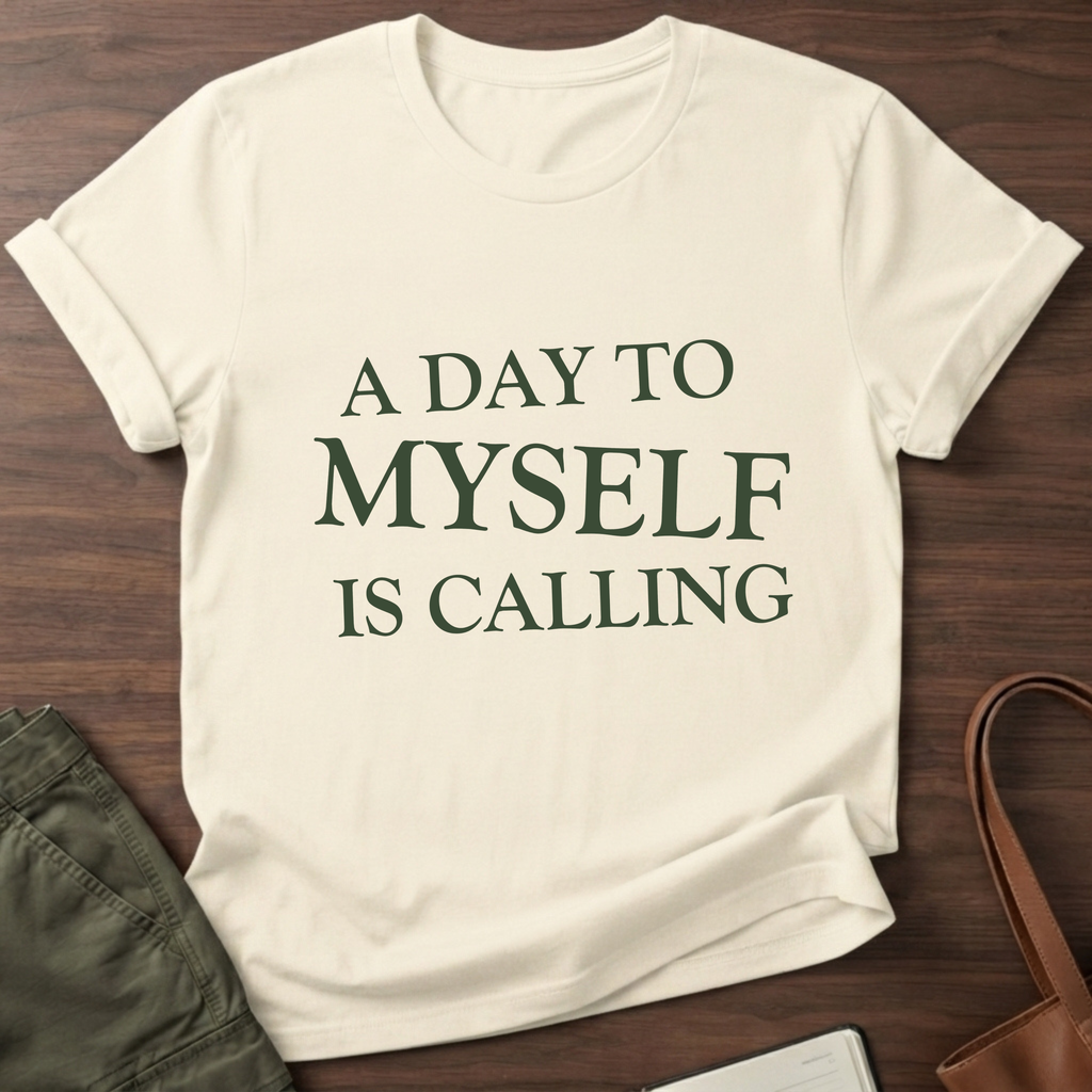 Day To Myself T-Shirt - Natural
