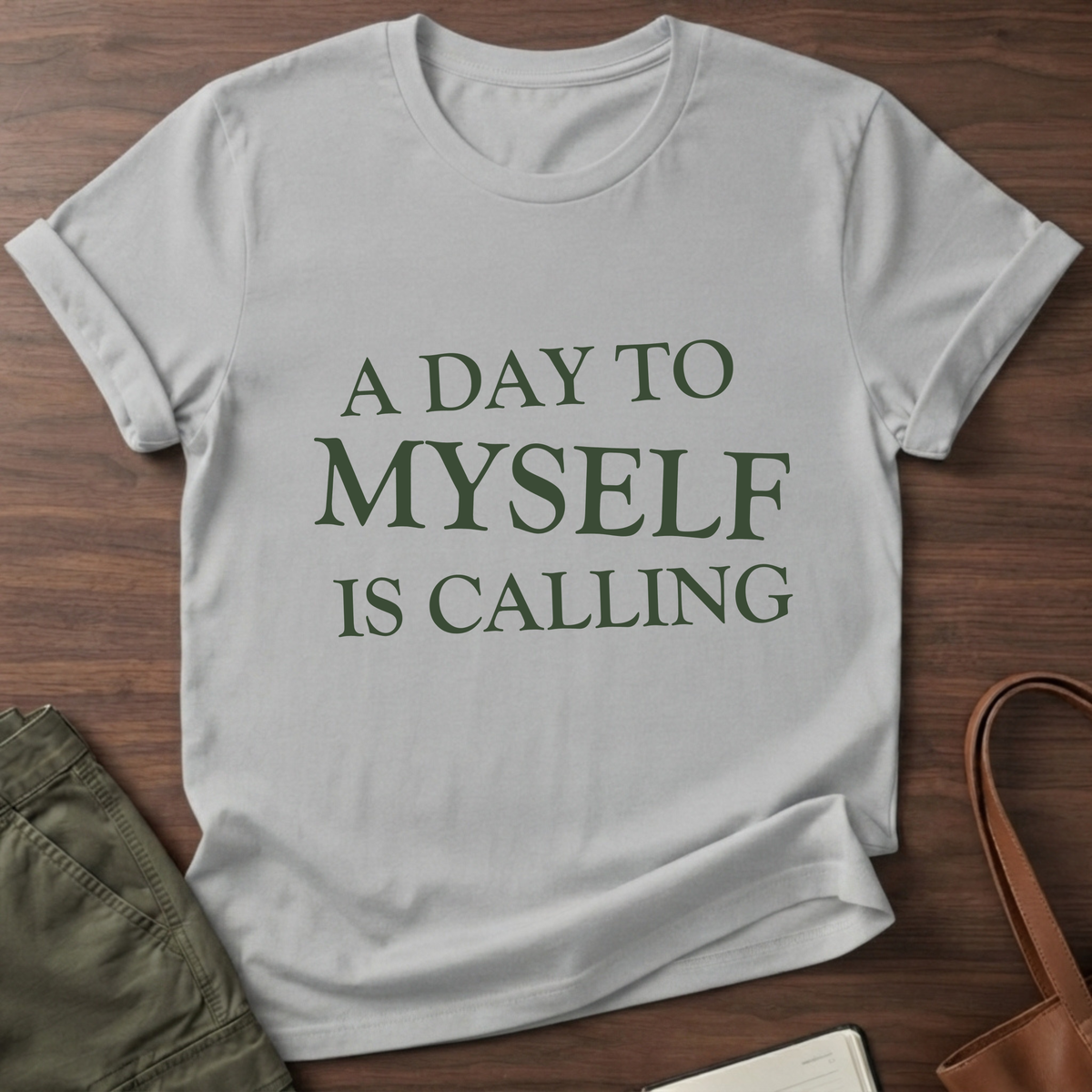 Day To Myself T-Shirt - Sport Grey